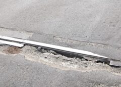 आरओबी के ज्वाइंट फिर से  उखड़ने लगे हैं, नहीं किया जा सकता बड़ी घटना से इनकार