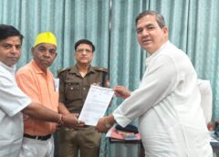 गैस की कालाबाजारी और कृत्रिम किल्लत को लेकर एसपी सिटी को सौंपा ज्ञापन