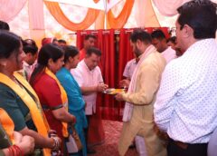 महापौर ने किया चैती मेला परिसर में दो हाईटेक शुलभ शौचालयों का शिलान्यास