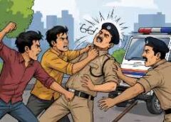 सत्यापन अभियान के दौरान हंगामा, पुलिस से अभद्रता और मारपीट के आरोप में दो गिरफ्तार