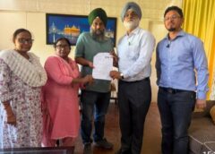 विधायक चीमा ने परिवार सहित एसआईआर  प्रक्रिया के अंतर्गत अपना नाम दर्ज करवाया