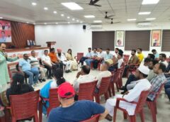 प्रधानमंत्री  के 12 वर्ष पूर्ण होने पर महापौर ने दो दिवसीय प्रवास एवं संगठनात्मक बैठक मैं किया प्रतिभाग़