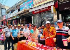 सोमवती अमावस्या के पावन अवसर पर किया शरबत का वितरण